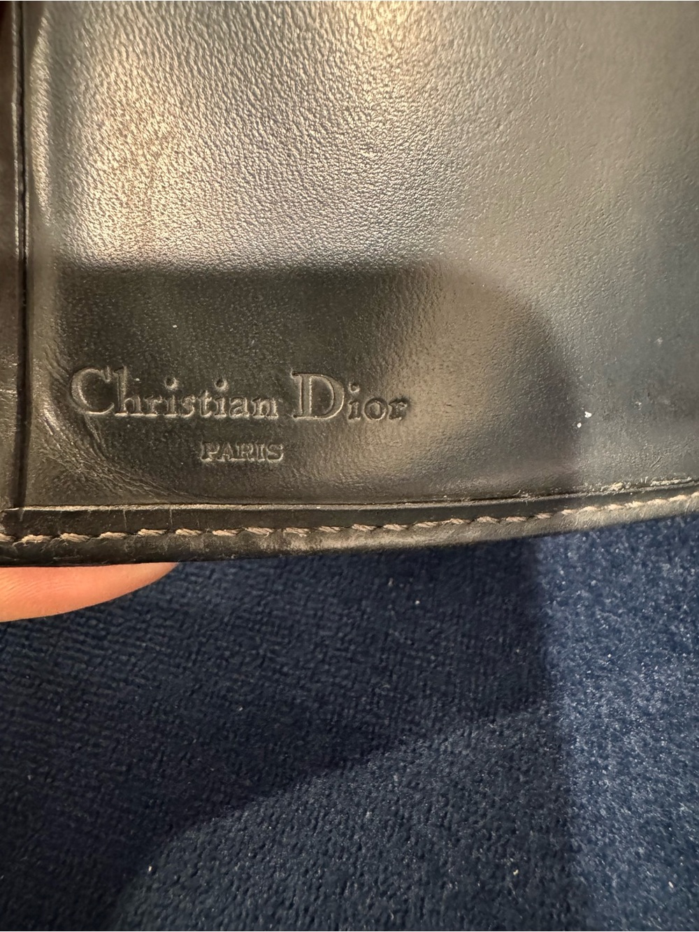Dior Black and Cream Monogram Continental Wallet - Picture 2 of 16